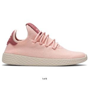 Adidas Womens 2018 Pharrell x Tennis Hu “Icey Pink” Shoes